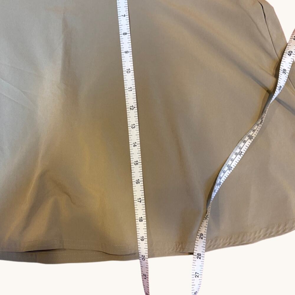 ATHLETA Women's Skort Size 14 Khaki Tan Everyday Skirt Athletic - Picture 5 of 8
